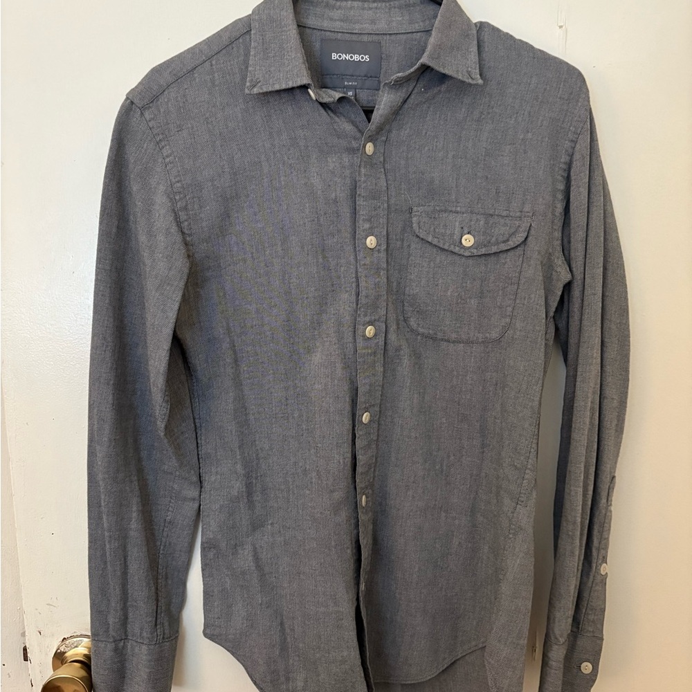 Bonobos Gray Men's Shirt